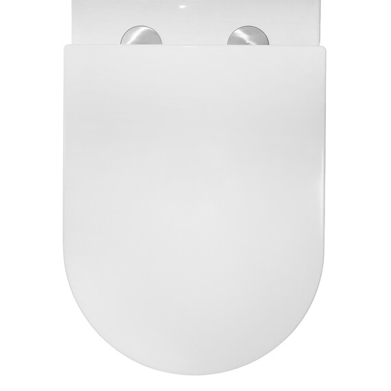 Унитаз-компакт безободковый Azario Margo AZ-2125-UQ1 с крышкой микролифт (система смыва Торнадо) - фото 9