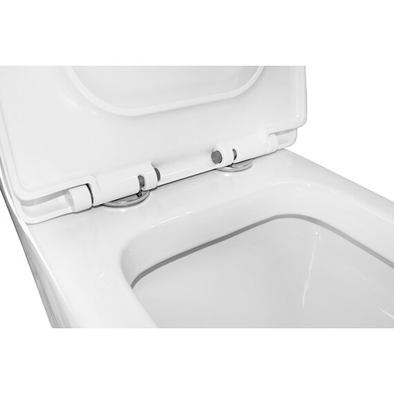 Унитаз-моноблок безободковый Azario RAYO AZ-6385 с крышкой микролифт - фото 10