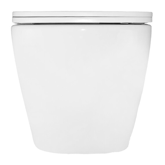 Унитаз подвесной безободковый Azario Legenda AZ-2305-AS с тонкой крышкой микролифт (Система смыва Торнадо) - фото 13