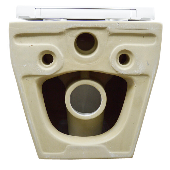 Унитаз подвесной безободковый Azario Moneo AZ-0062 UQ1 с тонкой крышкой микролифт (Система смыва торнадо) - фото 10