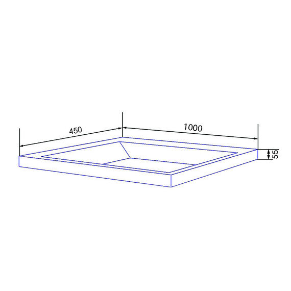 Тумба подвесная с раковиной Azario Zena 100/2 100 см CS00097710, серый - фото 6