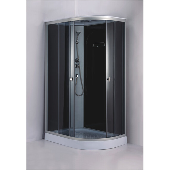 Душевая кабина Loranto 120x80 см CS-876EATM/B-120 L, хром/прозрачное - фото 2