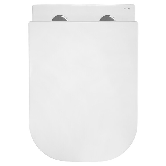 Унитаз подвесной безободковый Azario RIANO AZ-2808E с крышкой микролифт (Система смыва торнадо) - фото 10