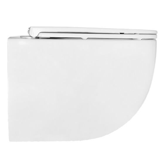 Унитаз подвесной безободковый Azario Terso AZ-092E-UQ3 (система смыва Торнадо) с тонкой крышкой микролифт - фото 13