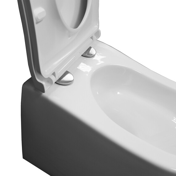 Унитаз подвесной Azario Etera AZ-118E-UQ3 с тонкой крышкой микролифт - фото 6