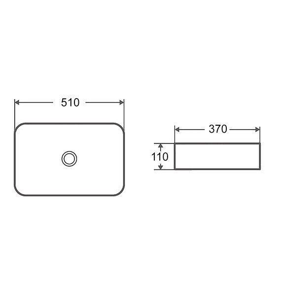 Раковина-чаша Azario 51 см AZ-78570B SP - фото 3