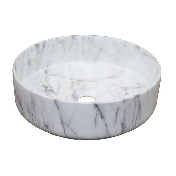 Раковина-чаша Azario 35 см AZ-3134-M820, светлый мрамор - фото 3