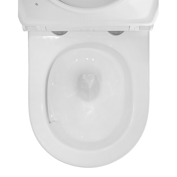 Унитаз подвесной безободковый Azario Luzio AZ-098-UQ (система смыва Торнадо) с тонкой крышкой микролифт - фото 9