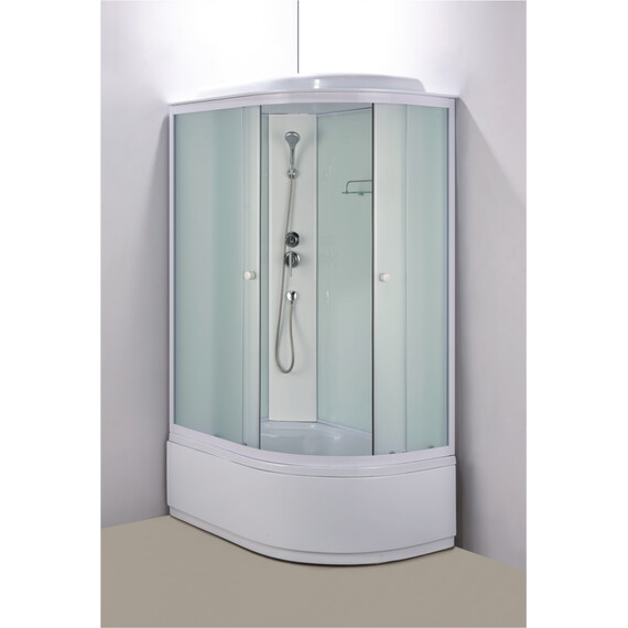 Душевая кабина Loranto 120х80 см CS-886EDTM/W-120 L, белый/прозрачное - фото 2