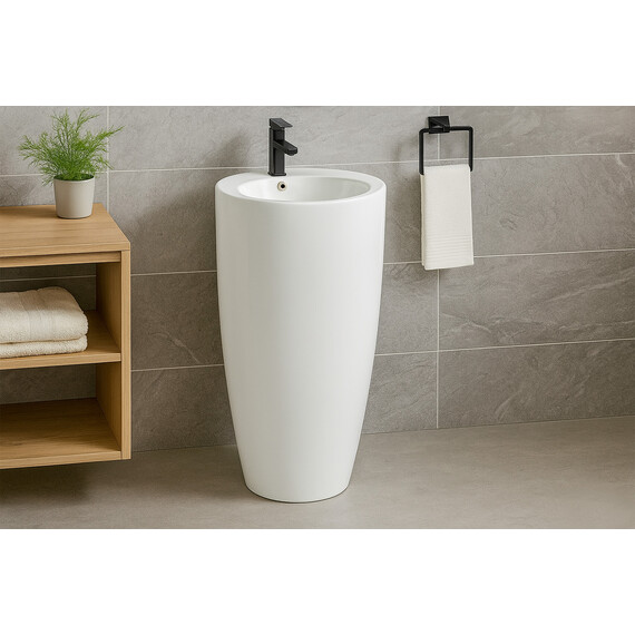 Раковина напольная Azario Dea 50 см AZ-203 - фото 3