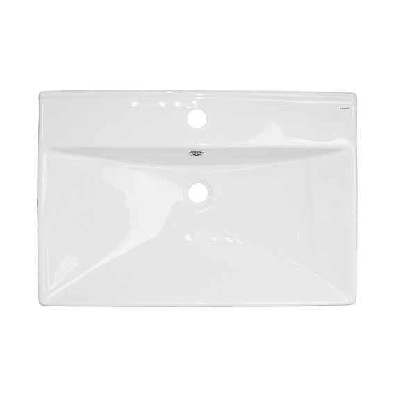 Тумба подвесная с раковиной Azario Соло 70 см CS00092804, белый глянцевый - фото 6