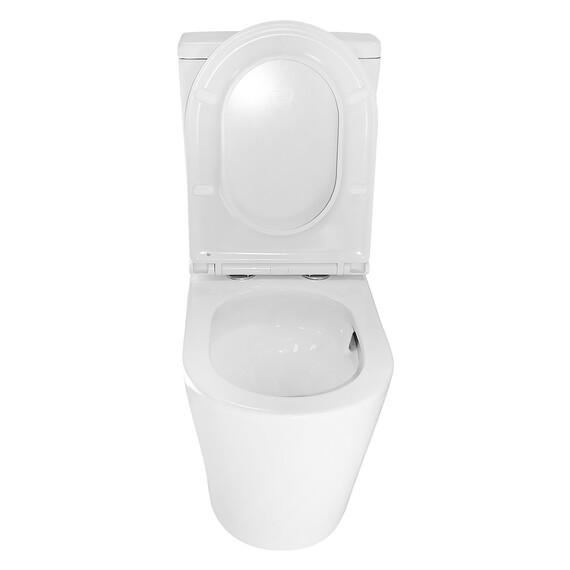 Унитаз-компакт безободковый Azario Margo AZ-2125-UQ1 с крышкой микролифт (система смыва Торнадо) - фото 4