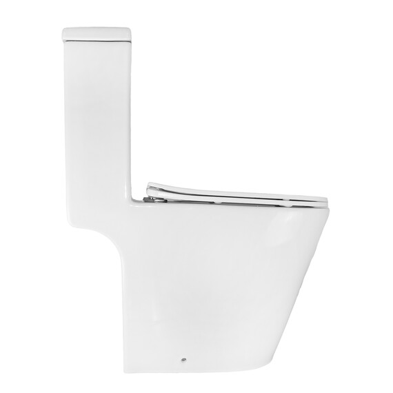 Унитаз-моноблок безободковый Azario Prime AZ-1363OP с тонкой крышкой микролифт - фото 13