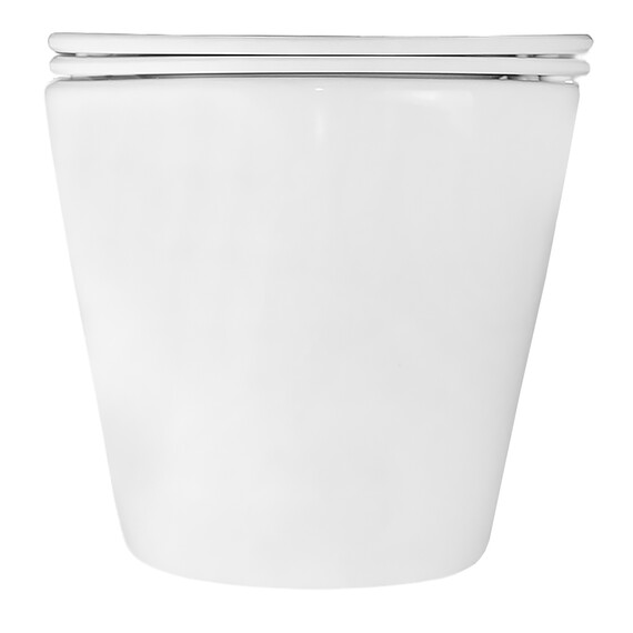 Унитаз подвесной безободковый Azario LANDER AZ-2802E с тонкой крышкой микролифт (Система смыва торнадо) - фото 12