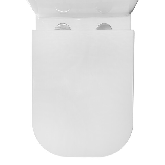 Унитаз-компакт безободковый Azario RIANO AZ-1305A с крышкой микролифт (система смыва Торнадо) - фото 9