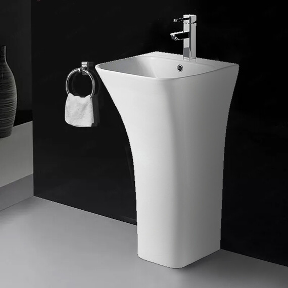 Раковина напольная Azario Fretta Square 45 см AZ-315 - фото 2