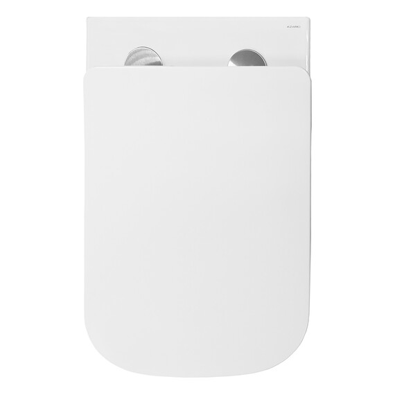 Унитаз подвесной безободковый Azario Nove AZ-9321B с тонкой крышкой микролифт - фото 9