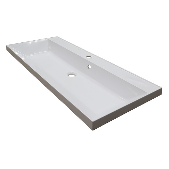 Тумба подвесная с раковиной Azario Viola 100 см CS00097150, бежевый - фото 6