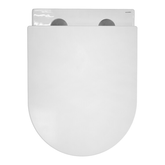Унитаз подвесной безободковый Azario Luzio AZ-098-UQ (система смыва Торнадо) с тонкой крышкой микролифт - фото 11