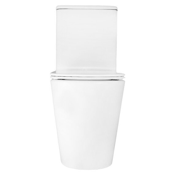 Унитаз-компакт безободковый Azario LANDER AZ-1257A с крышкой микролифт (система смыва Торнадо) - фото 12