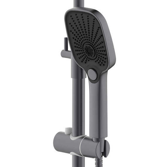 Душевая стойка Azario Conda AZ-K2411GR, графит - фото 3