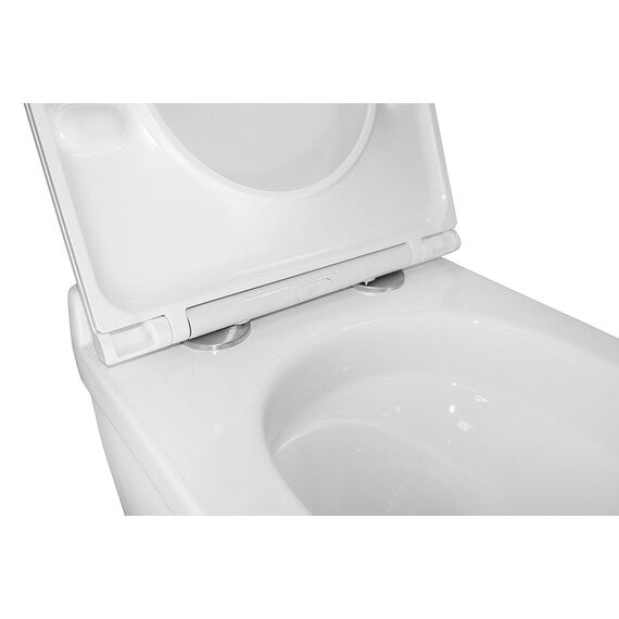 Унитаз подвесной безободковый Azario Fora AZ-0017-UQ3 с крышкой микролифт (Система смыва торнадо) - фото 7