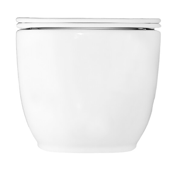 Унитаз подвесной безободковый Azario RIANO AZ-2808E с крышкой микролифт (Система смыва торнадо) - фото 11