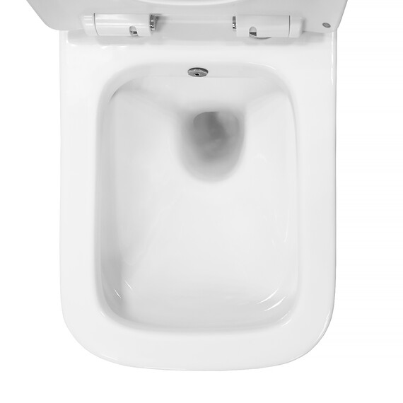 Унитаз подвесной безободковый Azario Nove AZ-9321B с тонкой крышкой микролифт - фото 8