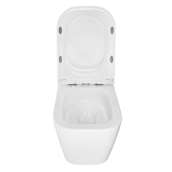 Унитаз подвесной безободковый Azario ESCONDA AZ-2805E с крышкой микролифт (Система смыва торнадо) - фото 6