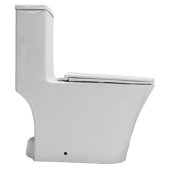 Унитаз-моноблок Azario Vally AZ-80687 с тонкой крышкой микролифт (Система смыва Торнадо) - фото 12