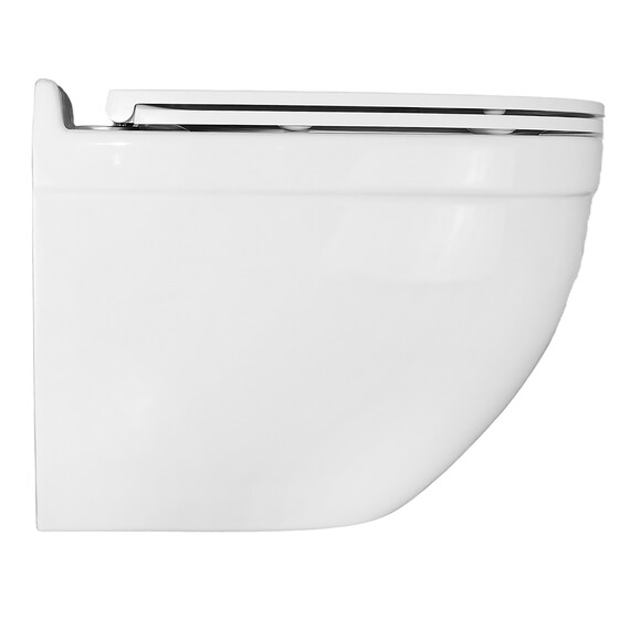 Унитаз подвесной безободковый Azario Fora AZ-0017-UQ3 с крышкой микролифт (Система смыва торнадо) - фото 14