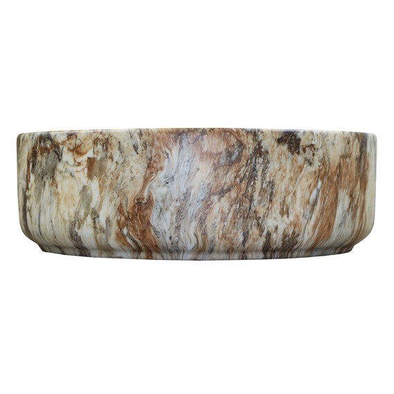 Раковина-чаша Azario 35 см AZ-3134-M830, коричневый мрамор - фото 4