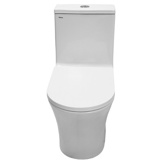 Унитаз-моноблок Azario Vally AZ-80687 с тонкой крышкой микролифт (Система смыва Торнадо) - фото 3