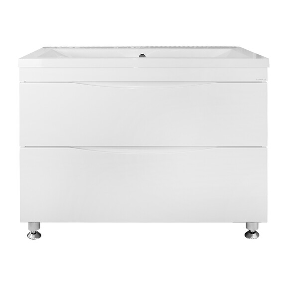 Тумба напольная с раковиной Azario Эстима 100 см CS00094590, белый глянцевый - фото 3