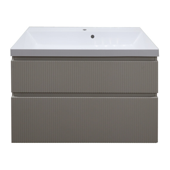 Тумба подвесная с раковиной Azario Viola 100 см CS00097150, бежевый - фото 3