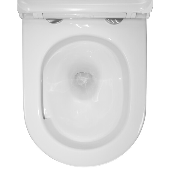 Унитаз подвесной безободковый Azario Fora AZ-0017-UQ3 с крышкой микролифт (Система смыва торнадо) - фото 9