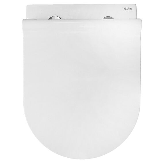 Унитаз подвесной безободковый Azario Geno AZ-2196-D с тонкой крышкой микролифт - фото 8