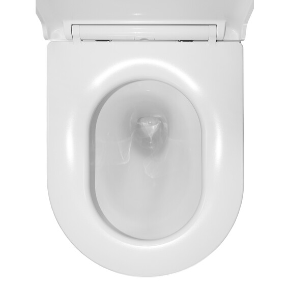 Унитаз-компакт безободковый Azario Margo AZ-2125-UQ1 с крышкой микролифт (система смыва Торнадо) - фото 8