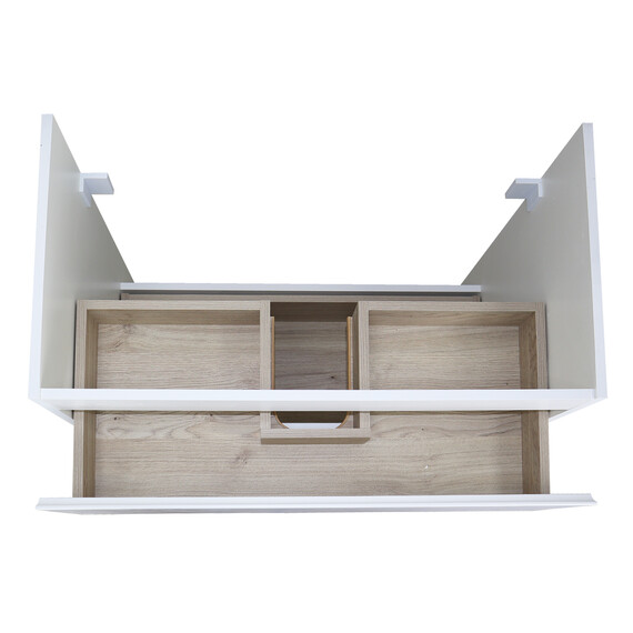 Тумба напольная с раковиной Azario Мила 80 см CS00091366, белый матовый - фото 4