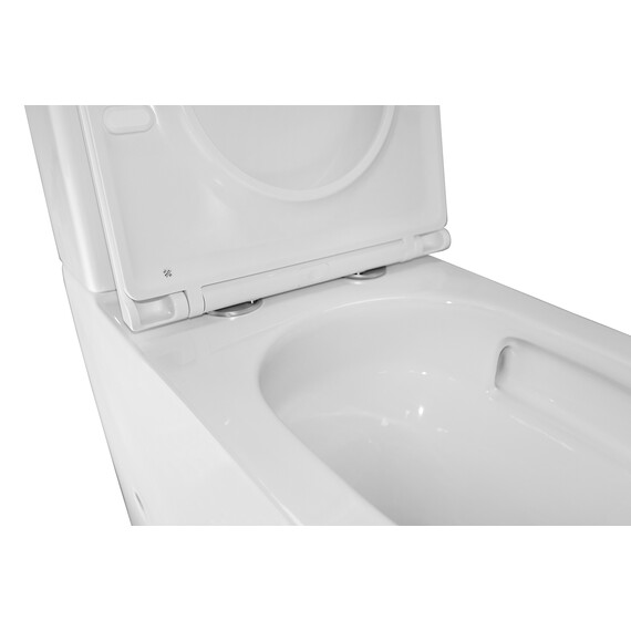 Унитаз-компакт безободковый Azario Margo AZ-2125-UQ1 с крышкой микролифт (система смыва Торнадо) - фото 5