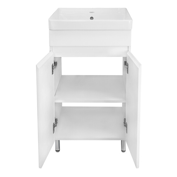 Тумба напольная с раковиной Azario Эстима 50 см CS00094634, белый - фото 3