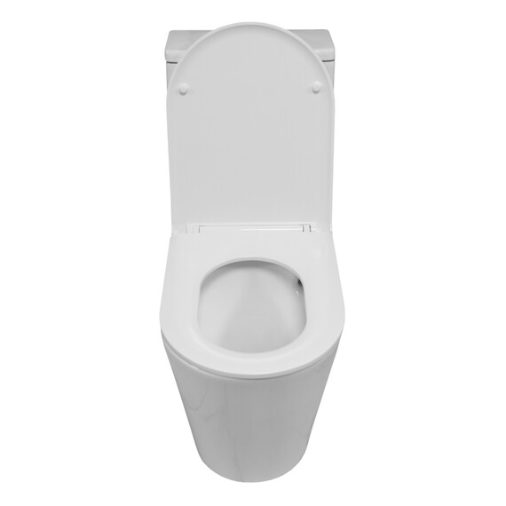 Унитаз-моноблок Azario Eagle AZ-80673 с тонкой крышкой микролифт (Система смыва Торнадо) - фото 4