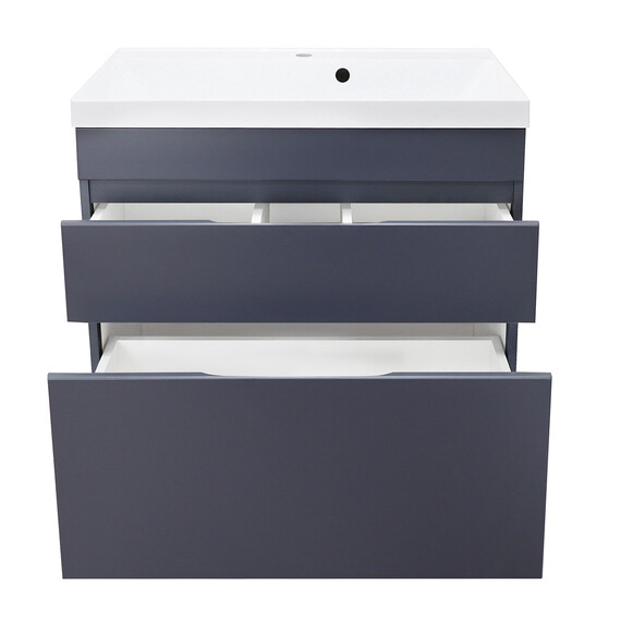 Тумба напольная с раковиной Azario Эстима 80 см CS00094597, графит - фото 3