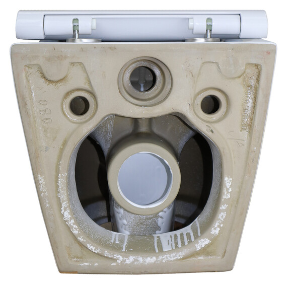 Унитаз подвесной безободковый Azario Geno AZ-2196-D с тонкой крышкой микролифт - фото 12