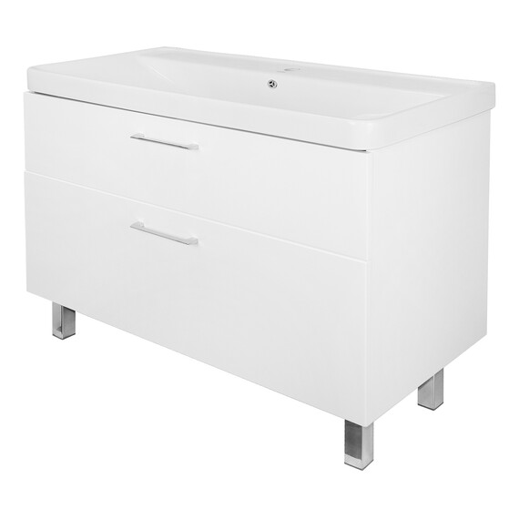 Тумба напольная с раковиной Azario Ника 100 см CS00089955, белый - фото 2