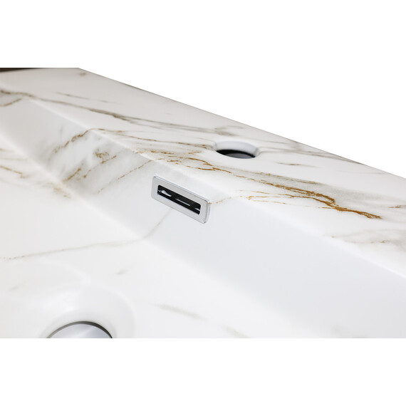Раковина-чаша Azario 60 см AZ-2173-M845, светлый мрамор - фото 4