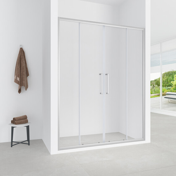 Душевая дверь Loranto 170 см CS-AB04S-170, сатин/прозрачное - фото 5