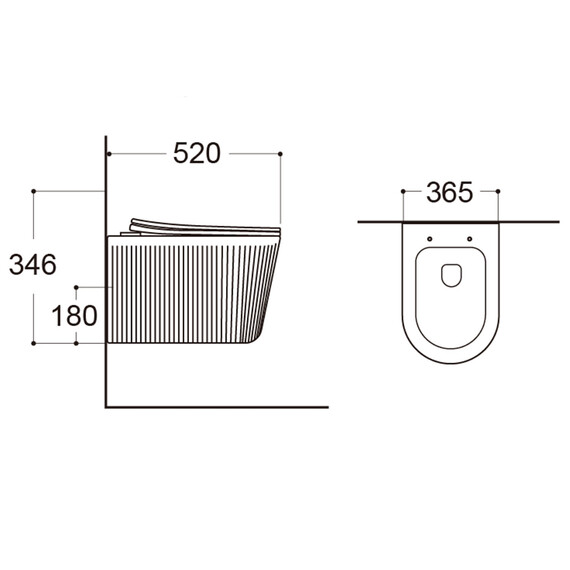 Унитаз подвесной Azario Still AZ-1909T с тонким быстросъемным сиденьем микролифт (Система смыва Торнадо) - фото 13