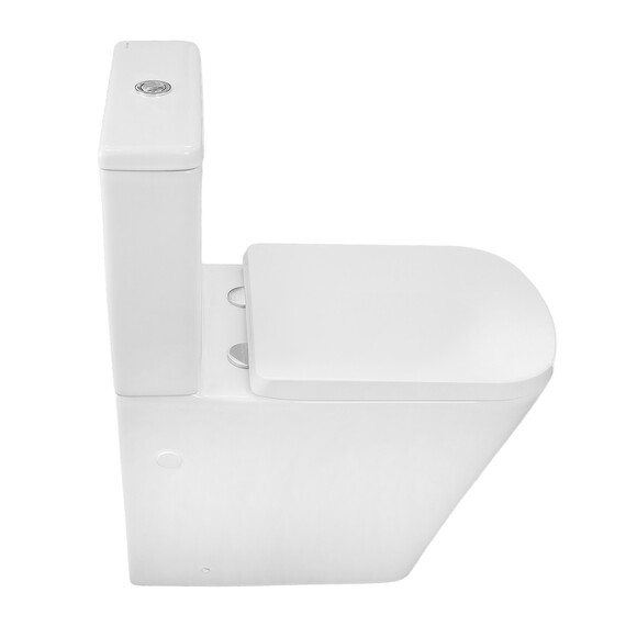 Унитаз-компакт безободковый Azario Terra AZ-1373AT с быстросъемным сиденьем микролифт (система смыва Торнадо) - фото 6