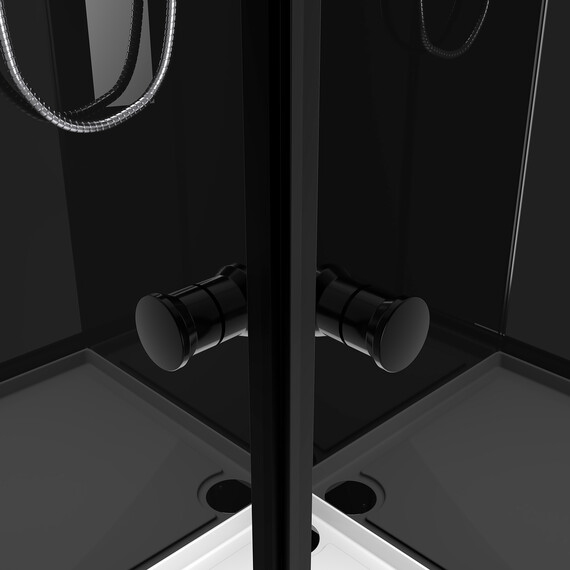 Душевая кабина Loranto Neo 90х90 см CS-21801-BP, чёрный/прозрачное - фото 5